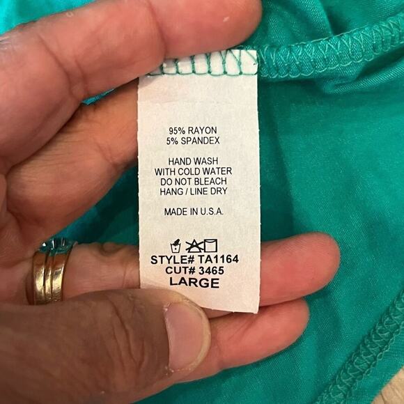 Bombom Babydoll Top Large Tunic Flowy Casual Sleeveless Tank Top USA Boho - Picture 6 of 8